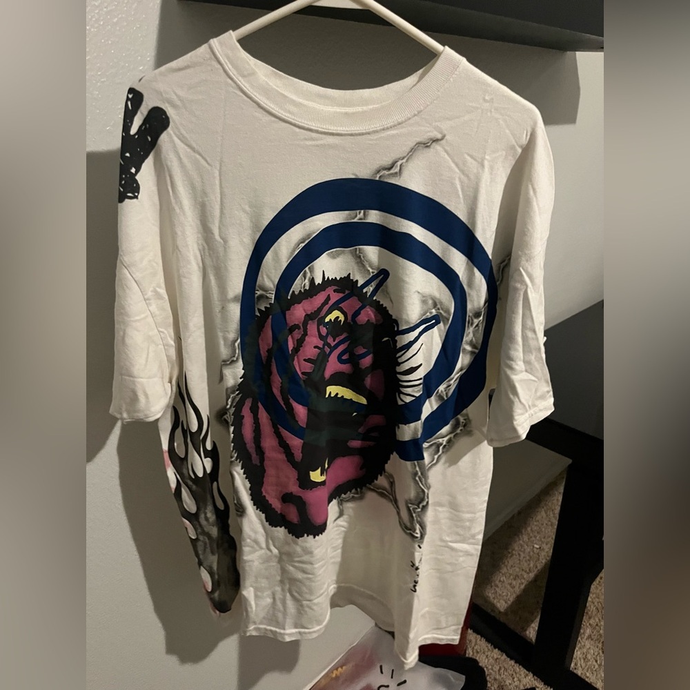 Travis Scott X Kaws X Fragment Tee - image 1